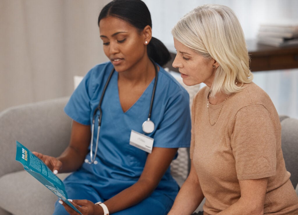 doctor consulting with patient