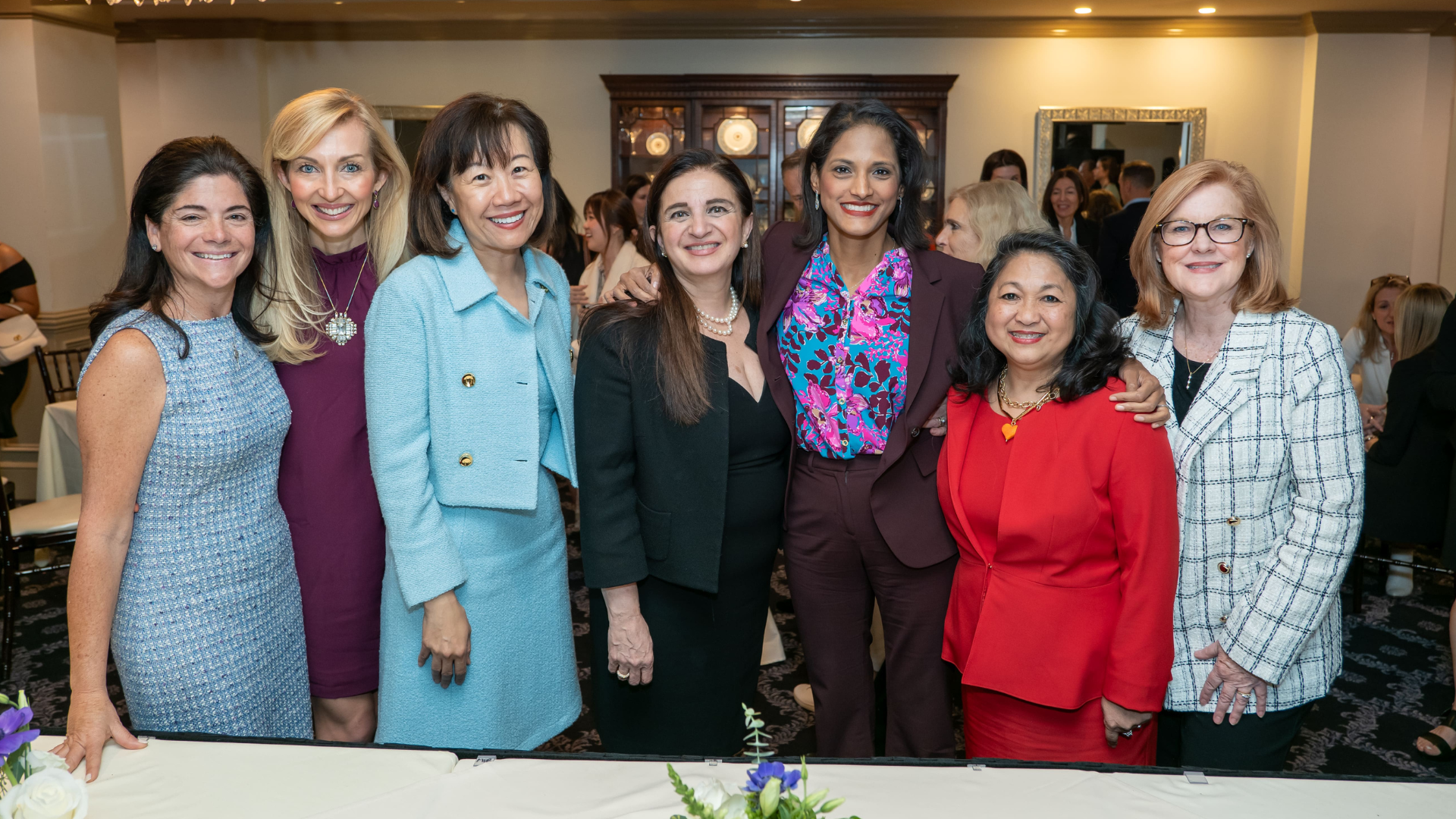 A group photo of the panelists during the Women As One and Esperion event focused on clinical trial diversity at ACC 2024