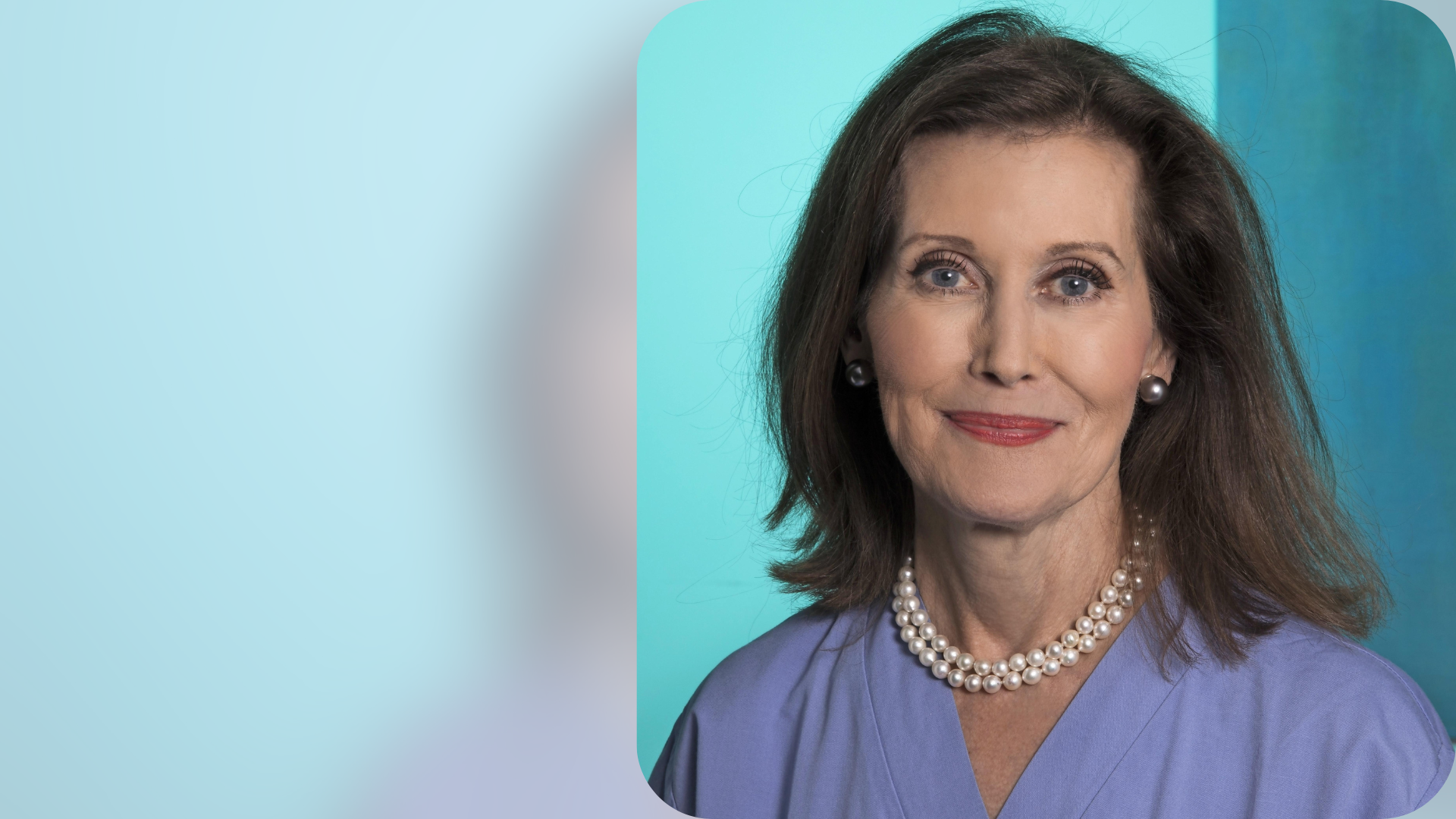 A headshot of Dr Cecilia Linde for the Women Who Lead series