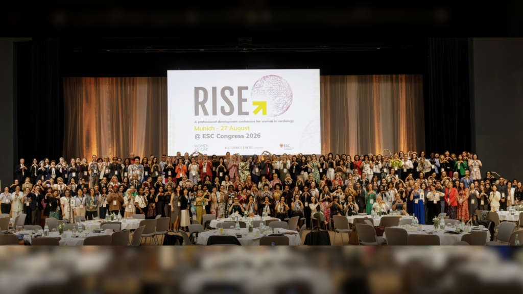 RISE @ ESC Congress 2026. Munich, 27 August. A professional development conference for women in cardiology.
