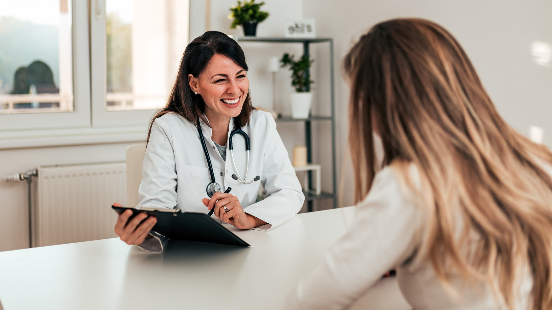 Two women having a mentorship conversation